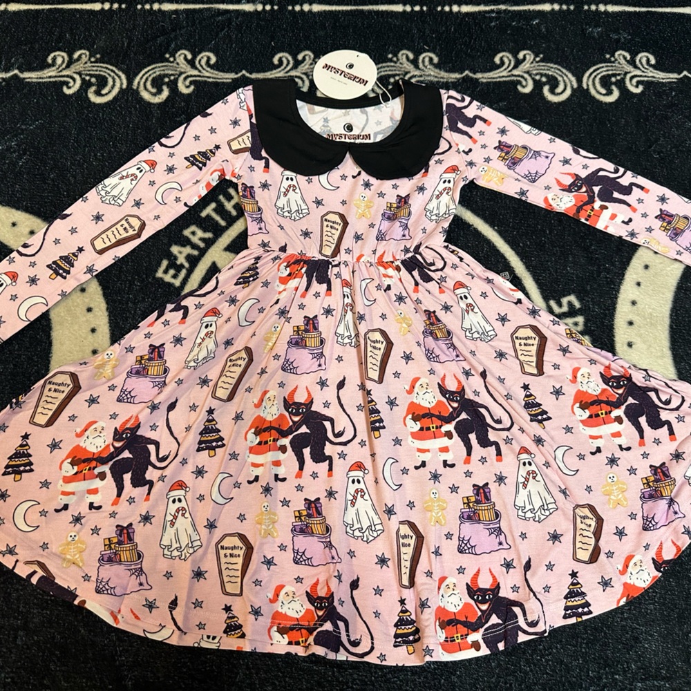 Mysterium Krampus Holiday Dress – Kids 3T